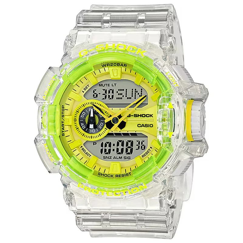 Montre Casio G-Shock GA-400SK-1A9 Homme Transparent Jaune