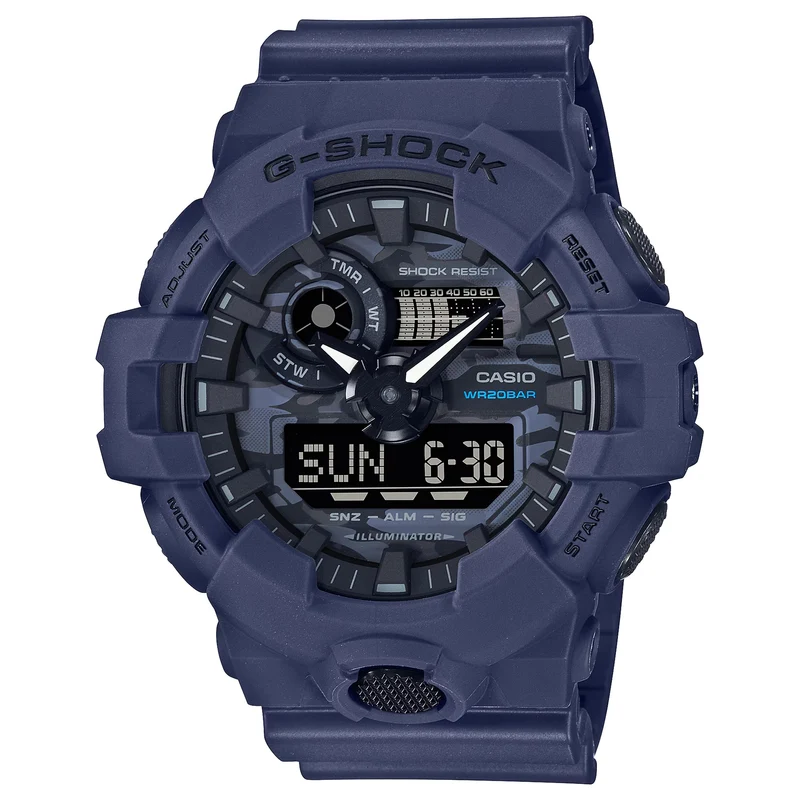 Montre Casio G-Shock GA-700CA-2A Homme Bleu