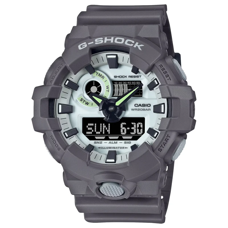 Montre Casio G-Shock GA-700HD-8A Homme Gris Blanc