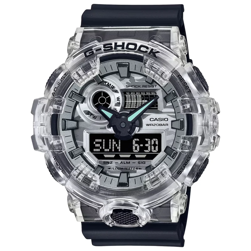 Montre Casio G-Shock GA-700SKC-1A Homme Transparent Noir