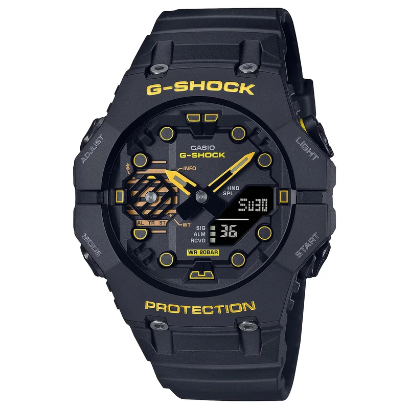 Montre Casio G-Shock GA-B001CY-1A Homme Noir Jaune