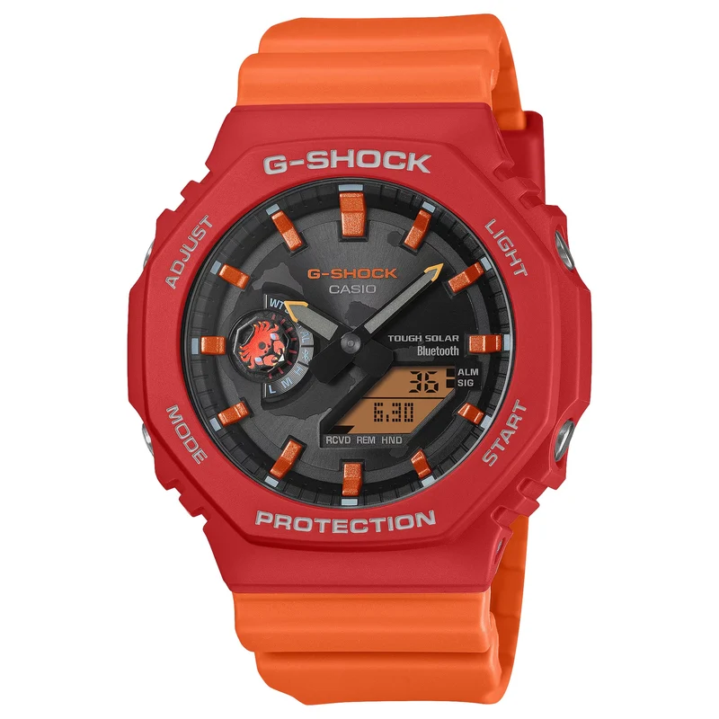Montre Casio G-Shock GA-B2100DF-4A Homme Rouge Orange