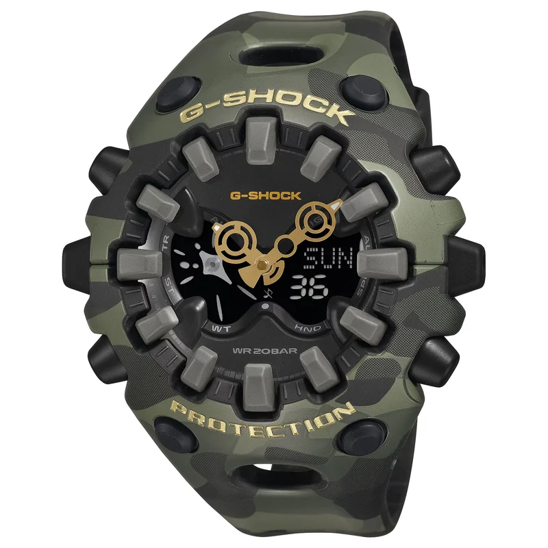 Montre Casio G-Shock GA-V01CMG-3A Homme Camouflage Vert