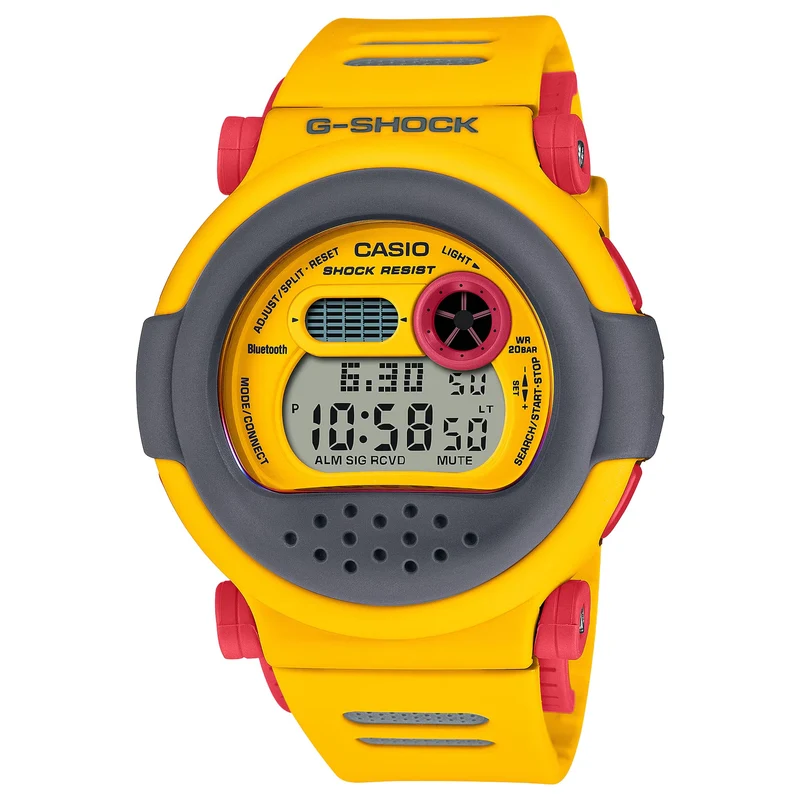 Montre Casio G-Shock G-B001MVE-9 Homme Jaune Gris