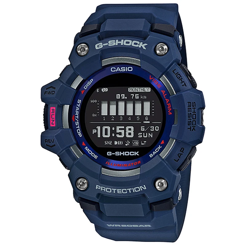 Montre Casio G-Shock GBD-100-2 Homme Bleu
