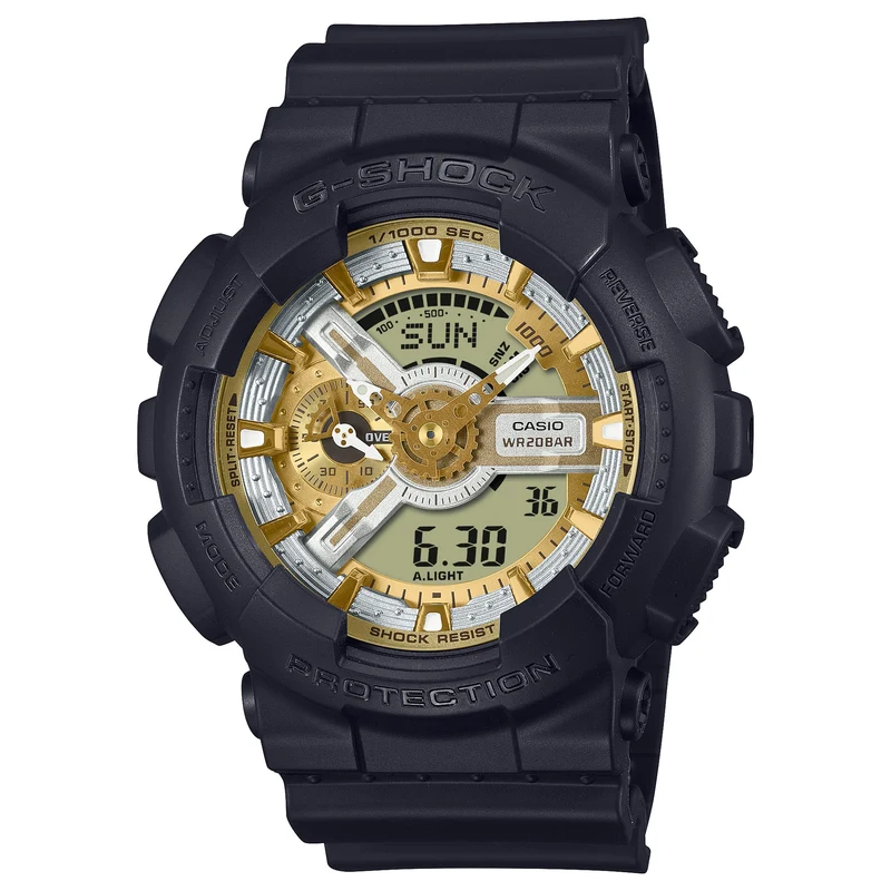 Montre Casio G-Shock GA-110CD-1A9 Homme Noir Doré