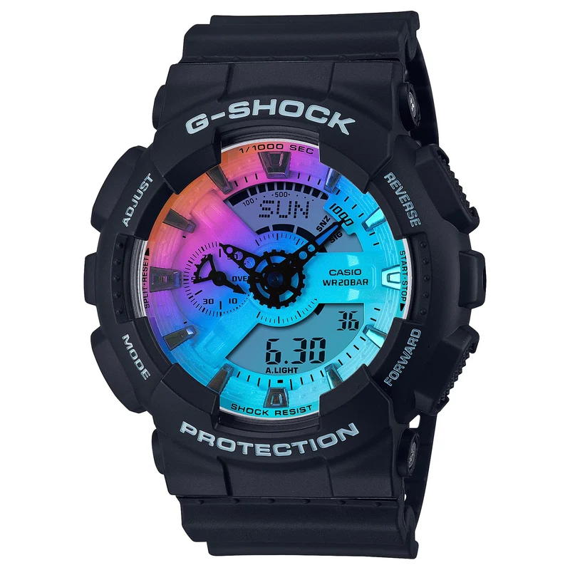 Montre Casio G-Shock GA-110SR-1A Homme Noir Multicolore