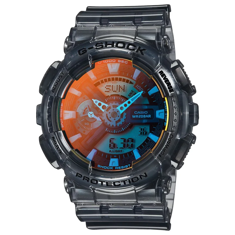 Montre Casio G-Shock GA-110TLS-8A Homme Gris Transparent