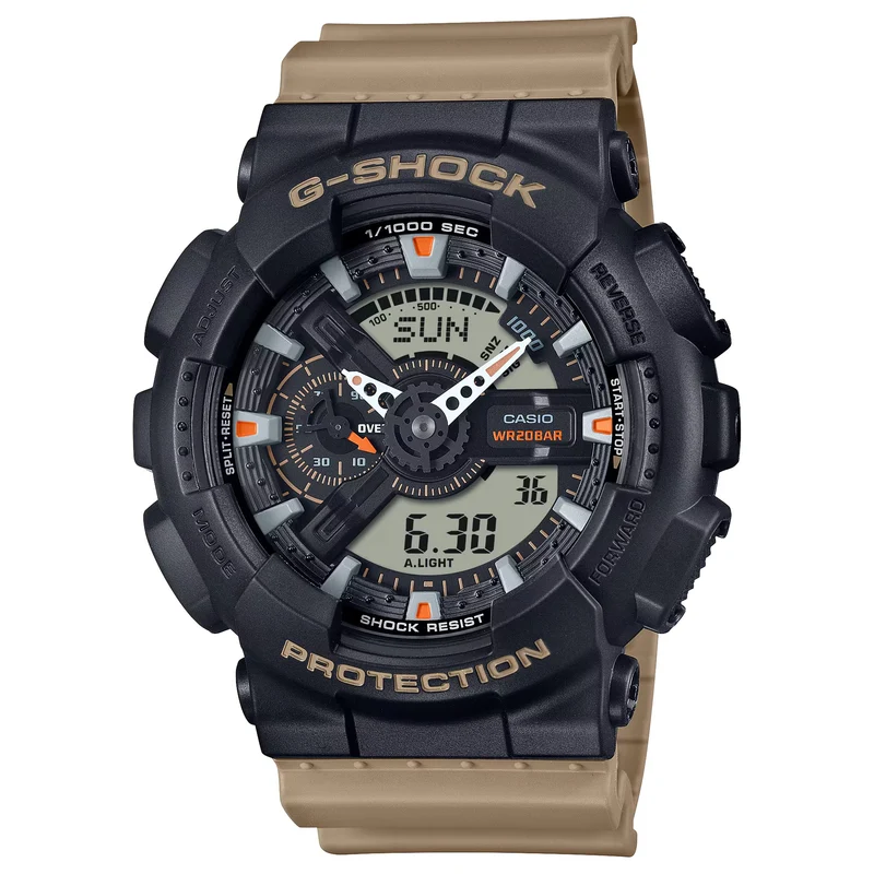 Montre Casio G-Shock GA-110TU-1A5 Homme Noir Marron