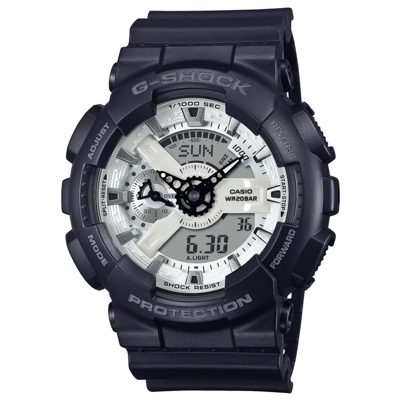 Montre Casio G-Shock GA-110WD-1A Homme Noir Blanc