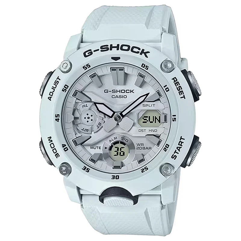 Montre Casio G-Shock GA-2000S-7A Homme Blanc