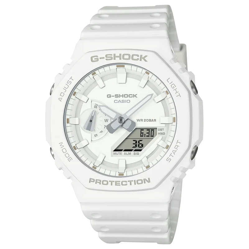 Montre Casio G-Shock GA-2100-7A7 Homme Blanc