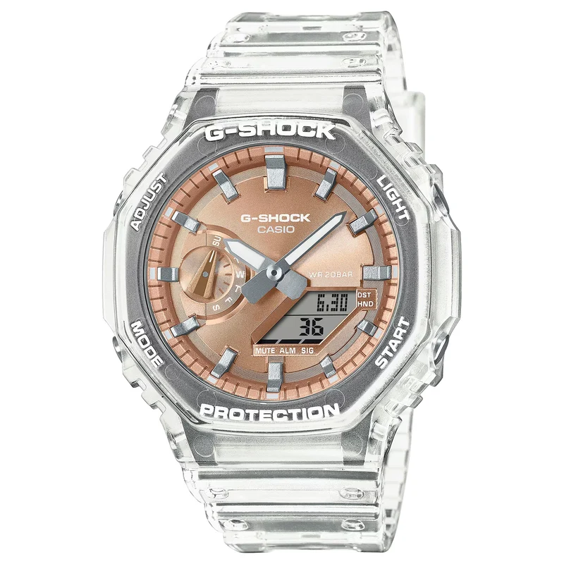 Montre Casio G-Shock GA-2100BM-7A5 Homme Transparent Bronze