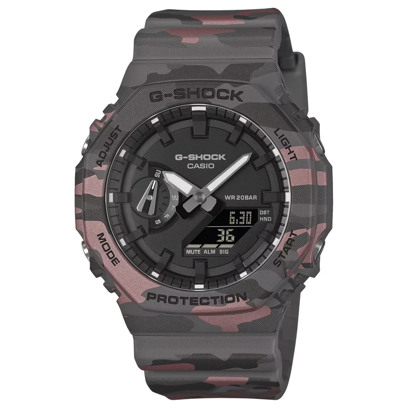 Montre Casio G-Shock GA-2100CM-8A Homme Camouflage