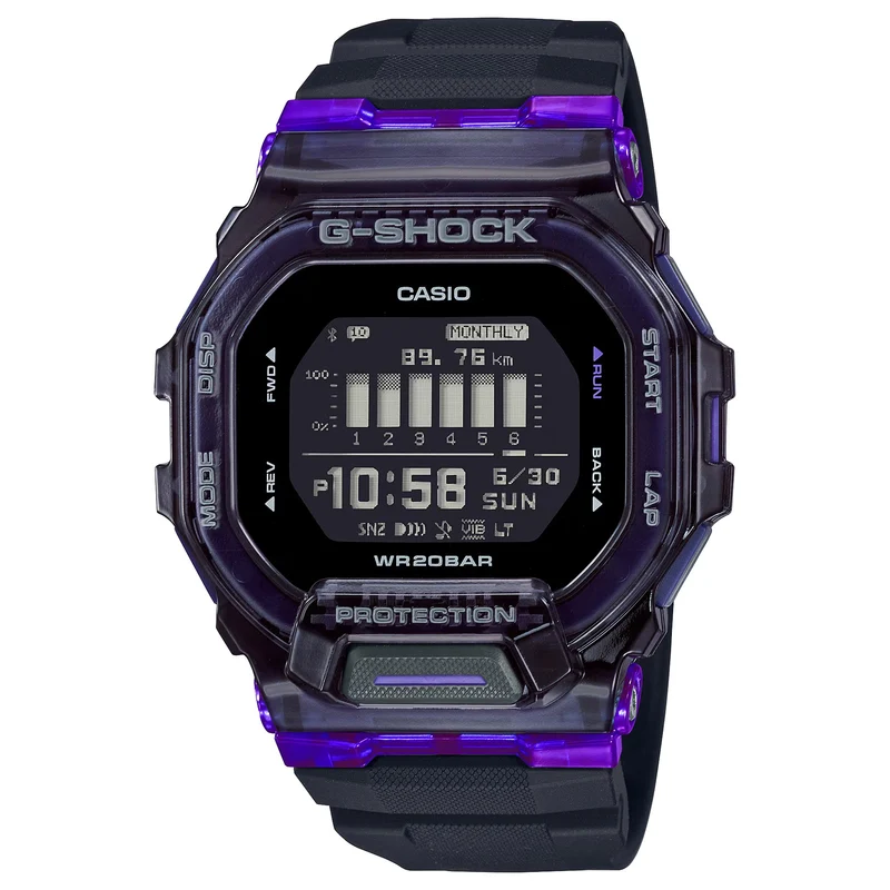 Montre Casio G-Shock GBD-200SM-1A6 Homme Violet Noir