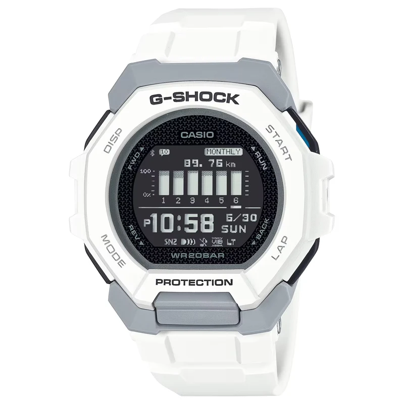 Montre Casio G-Shock GBD-300-7 Homme Blanc