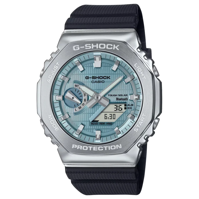 Montre Casio G-Shock GBM-2100A-1A2 Homme Argenté Bleu