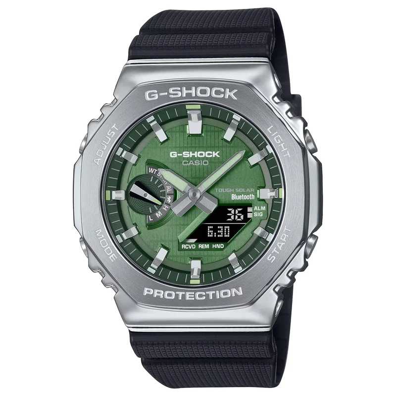 Montre Casio G-Shock GBM-2100A-1A3 Homme Argenté Vert