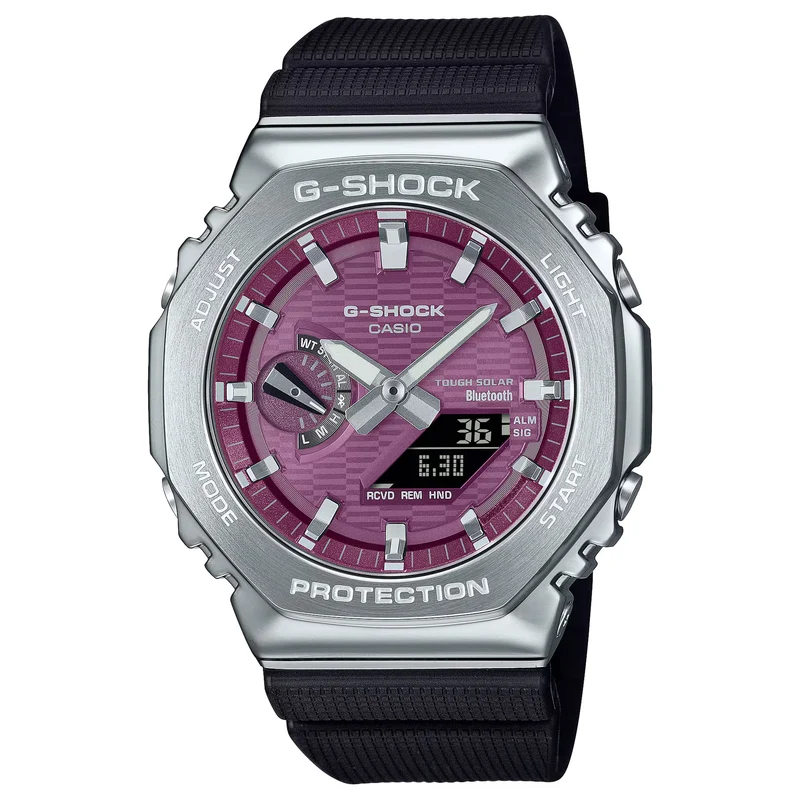 Montre Casio G-Shock GBM-2100A-4B Homme Argenté Violet