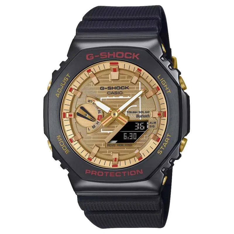 Montre Casio G-Shock GBM-2100RH-1A Homme Noir Doré Rui Hachimura