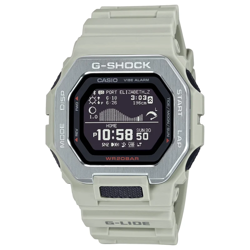 Montre Casio G-Shock GBX-100-8 Homme Gris Blanc