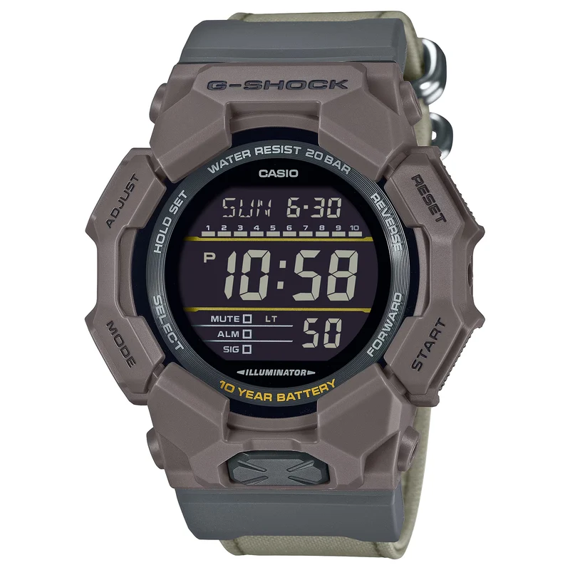 Montre Casio G-Shock GD-010CE-5 Homme Marron Gris