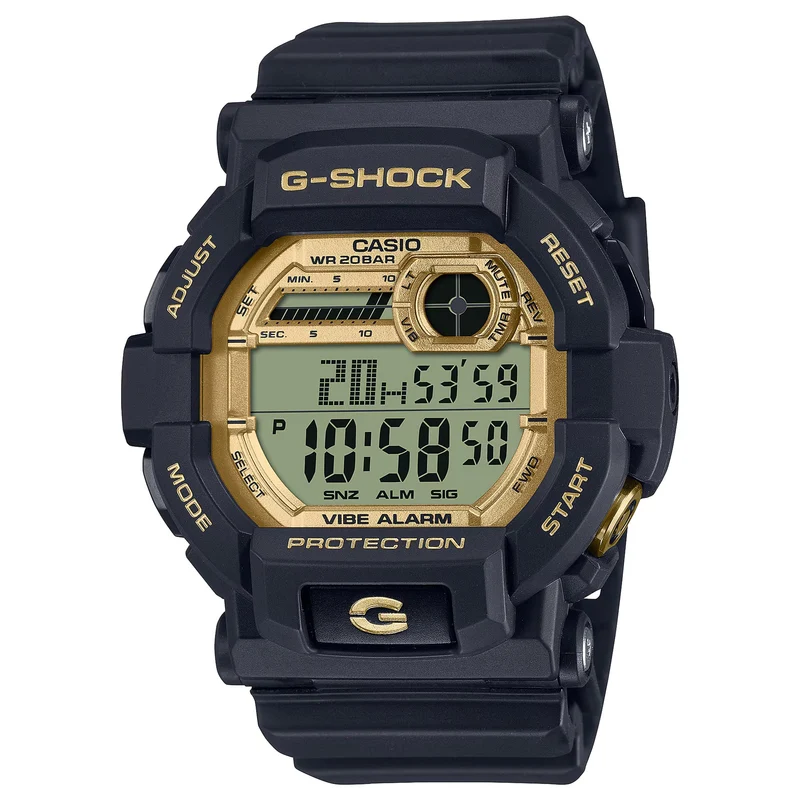 Montre Casio G-Shock GD-350GB-1 Homme Noir Doré
