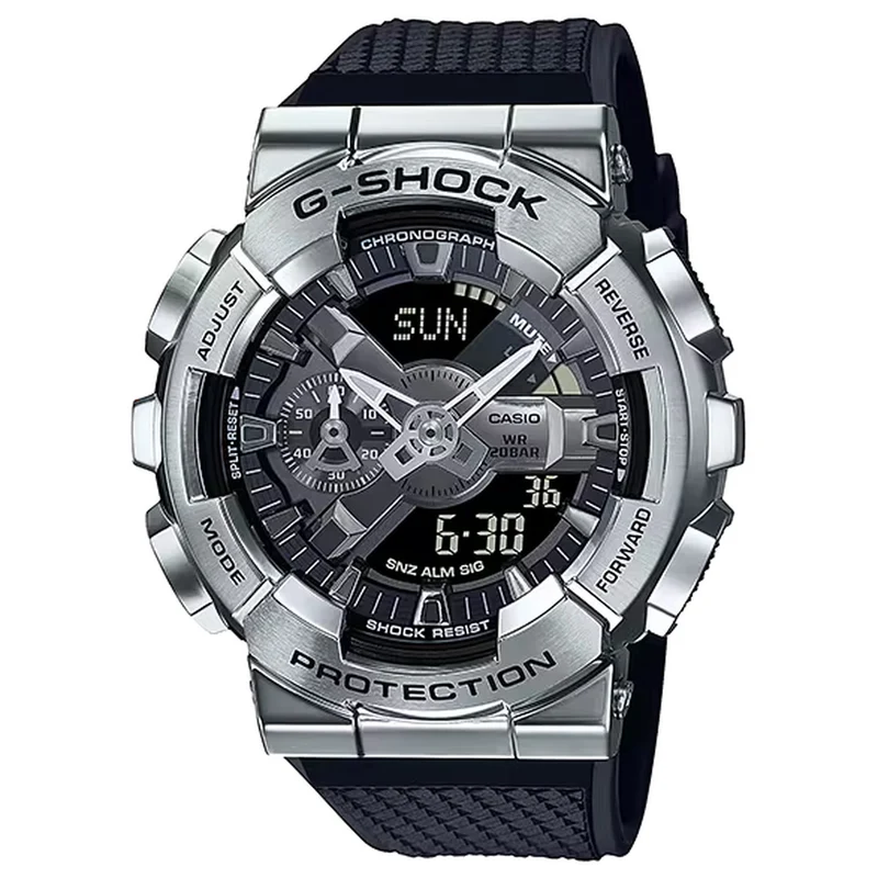 Montre Casio G-Shock GM-110-1A Homme Argenté Noir
