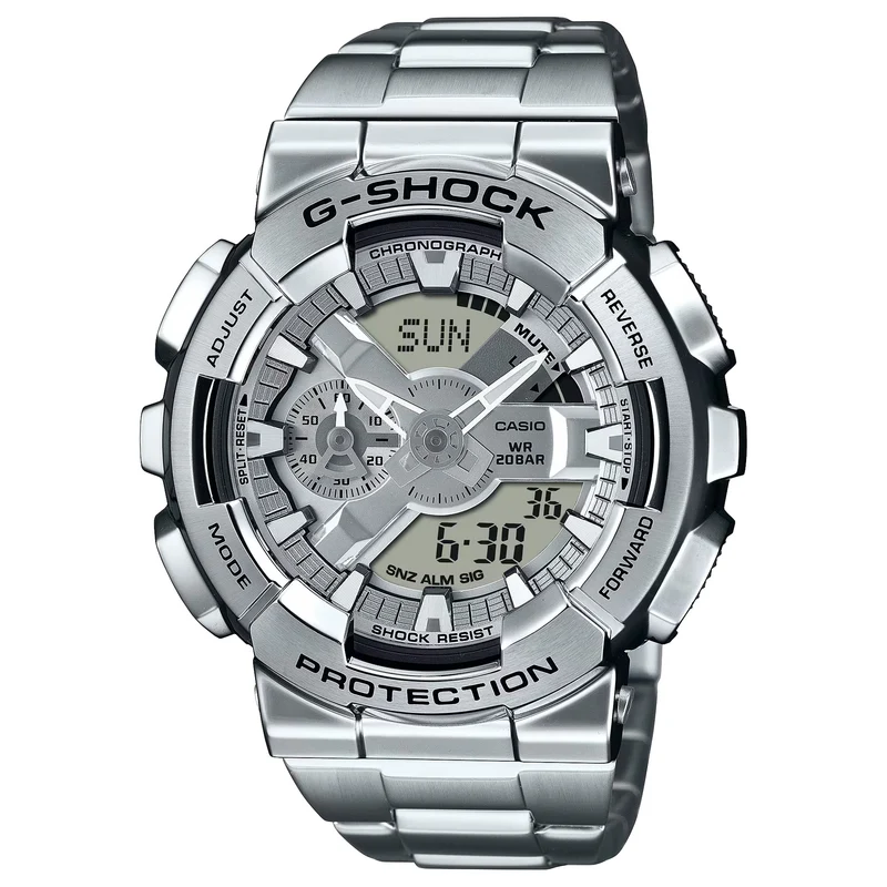 Montre Casio G-Shock GM-110D-8A Homme Argenté
