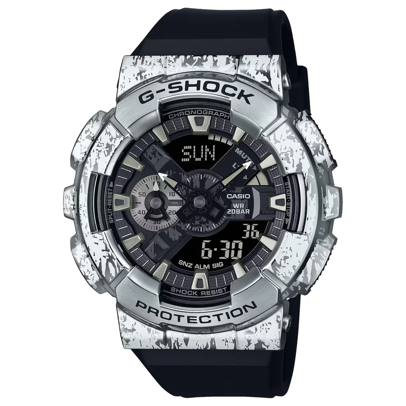 Montre Casio G-Shock GM-110GC-1A Homme Argenté Noir