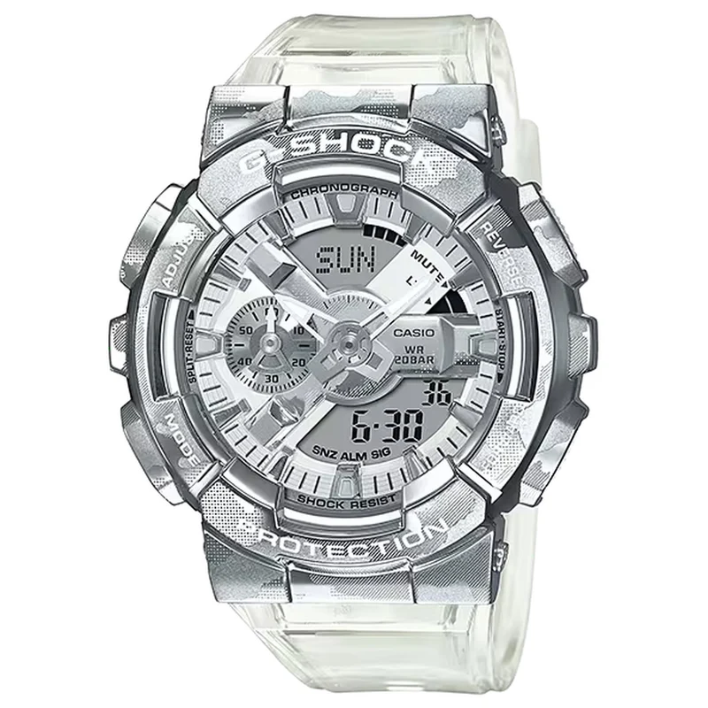 Montre Casio G-Shock GM-110SCM-1A Homme Argenté Camouflage