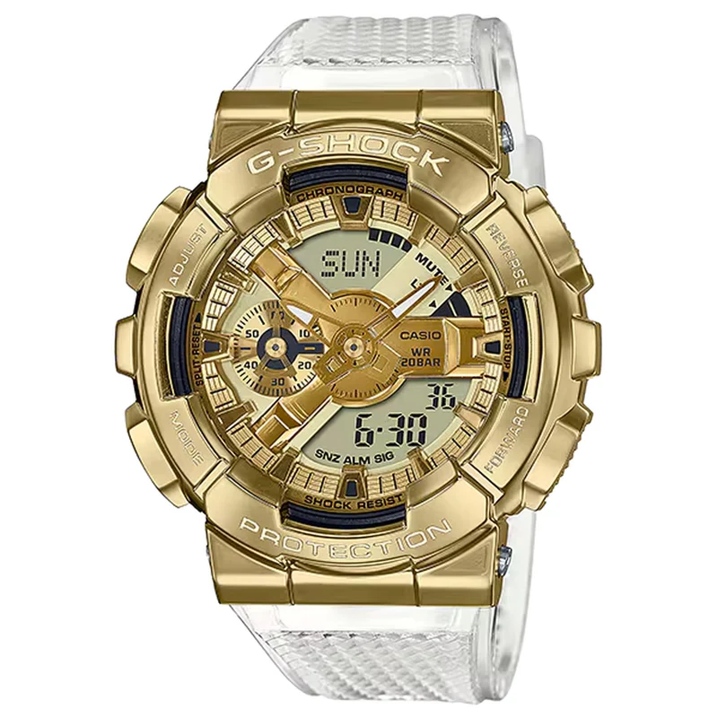 Montre Casio G-Shock GM-110SG-9A Homme Doré Blanc