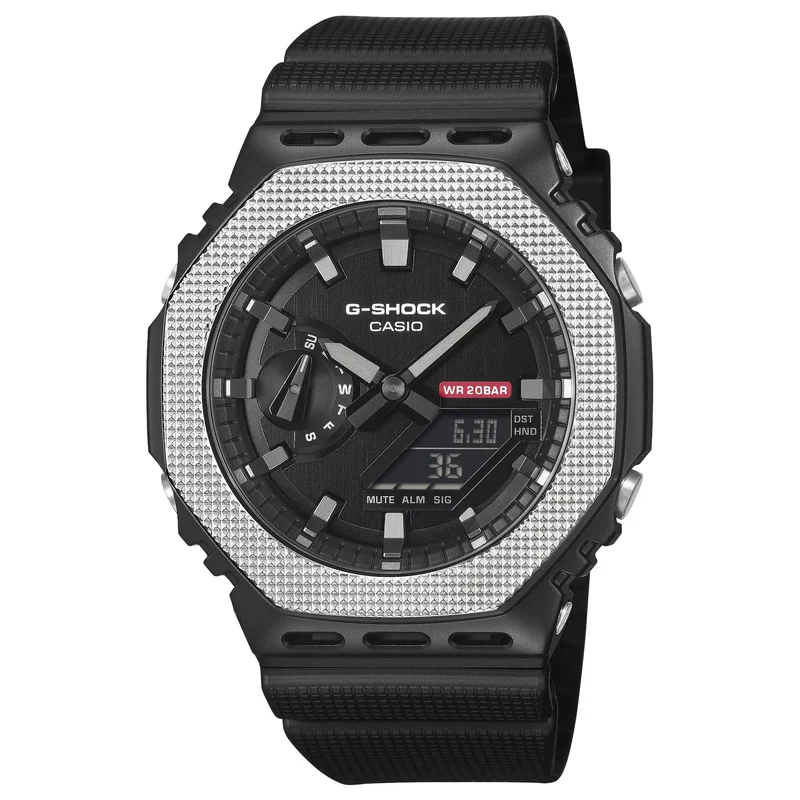 Montre Casio G-Shock GM-2100BM-1A Homme Noir Argenté