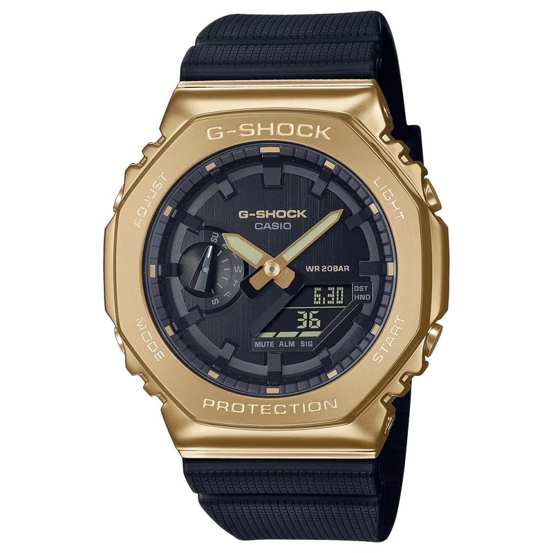 Montre Casio G-Shock GM-2100G-1A9 Homme Doré Noir