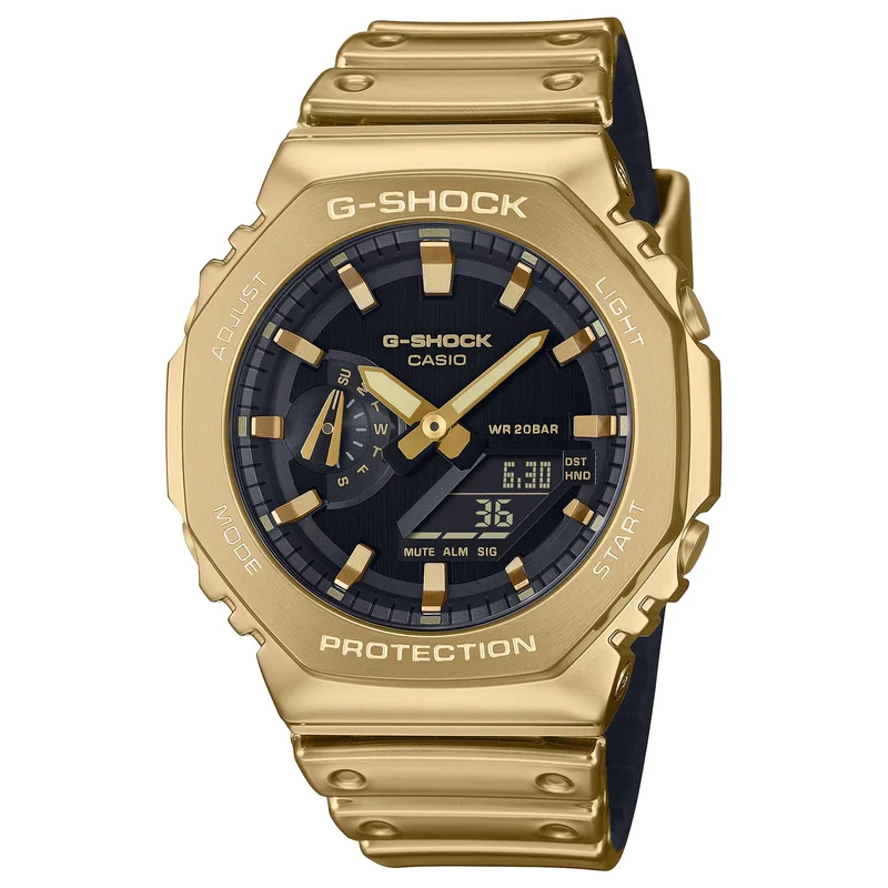 Montre Casio G-Shock GM-2100YMG-9A Homme Doré Noir