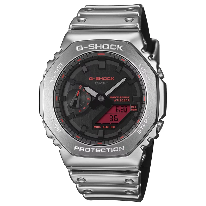 Montre Casio G-Shock GM-2100YRA-8A Homme Argenté