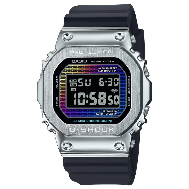 Montre Casio G-Shock GM-5600RW-1 Homme Argenté Noir