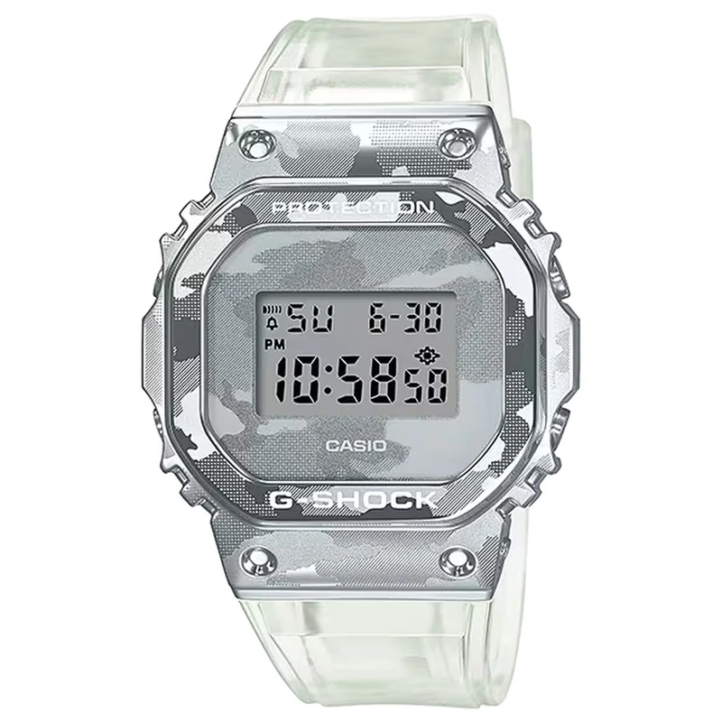 Montre Casio G-Shock GM-5600SCM-1 Homme Camouflage Transparent