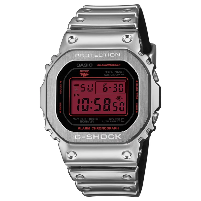 Montre Casio G-Shock GM-5600YRA-8 Homme Argenté Rose