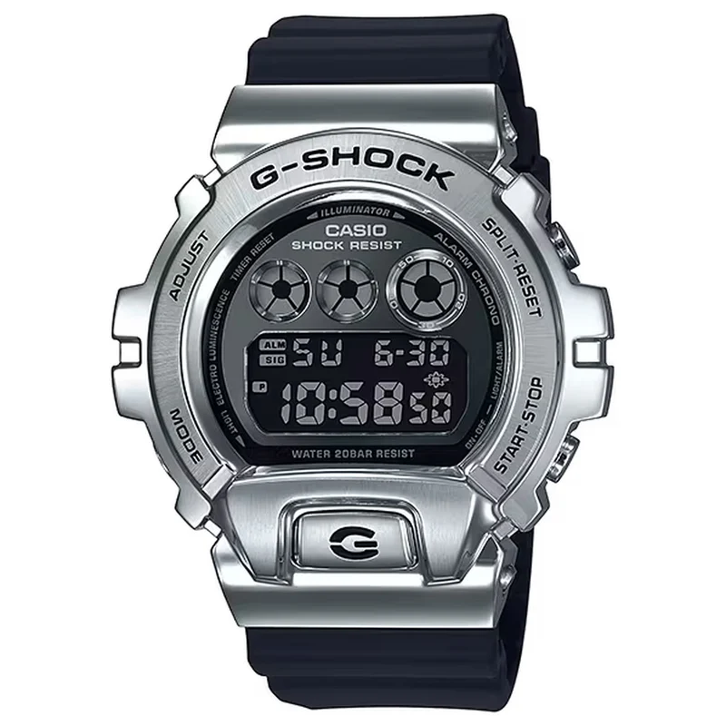 Montre Casio G-Shock GM-6900-1 Homme Argenté Noir