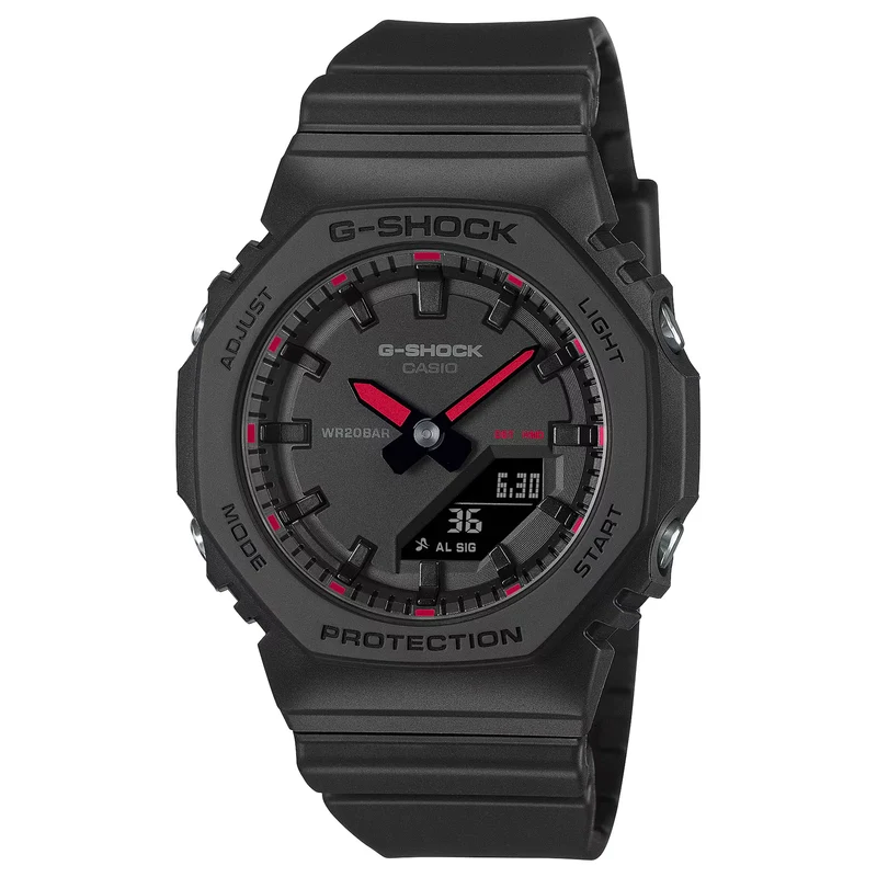 Montre Casio G-Shock GMA-P2100SA-1A1 Femme Noir Rouge