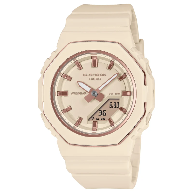 Montre Casio G-Shock GMA-P2110-4A Femme Beige Or Rose