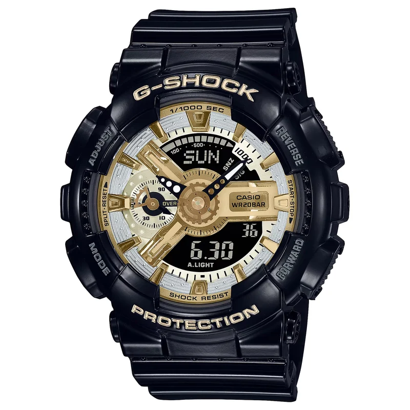 Montre Casio G-Shock GMA-S110GB-1A Femme Noir Doré