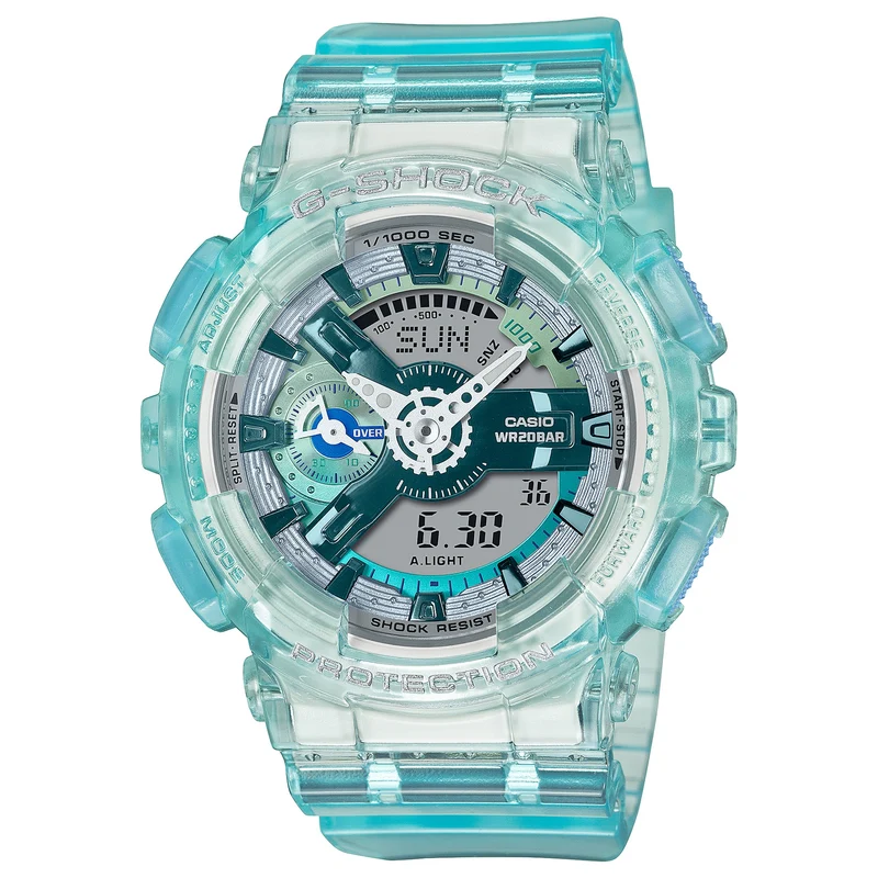 Montre Casio G-Shock GMA-S110VW-2A Femme Bleu Transparent