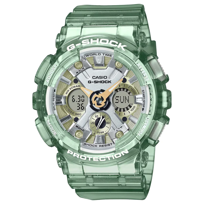 Montre Casio G-Shock GMA-S120GS-3A Femme Vert Transparent