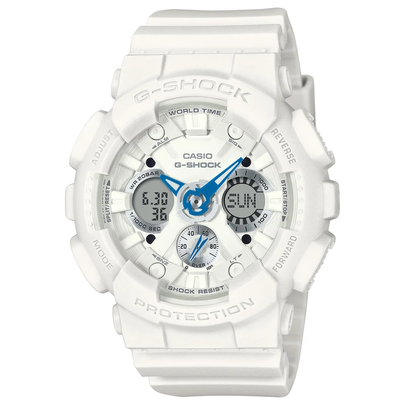 Montre Casio G-Shock GMA-S120SA-7A2 Femme Blanc Bleu