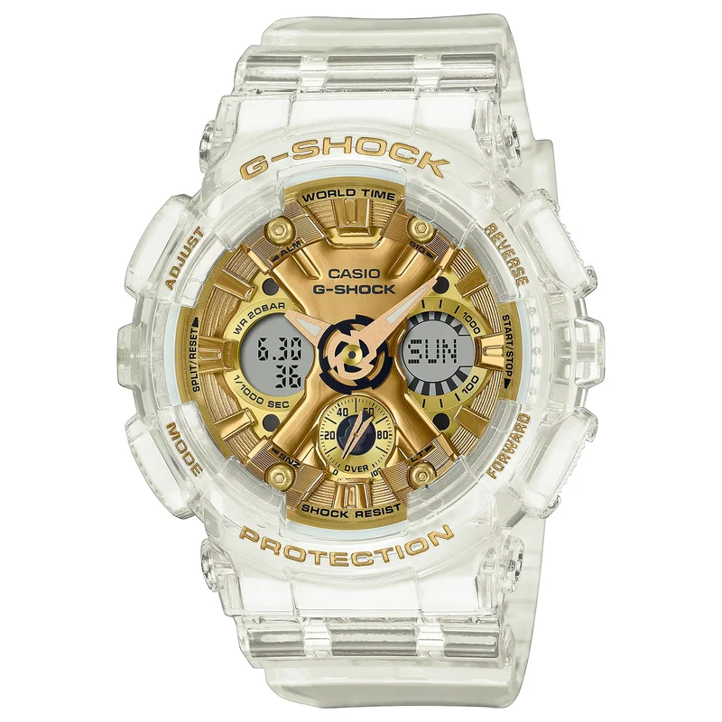 Montre Casio G-Shock GMA-S120SG-7A Femme Transparent Doré