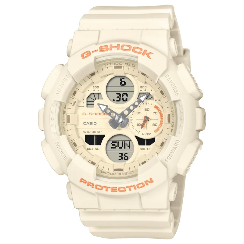 Montre Casio G-Shock GMA-S140-7A Femme Beige Orange