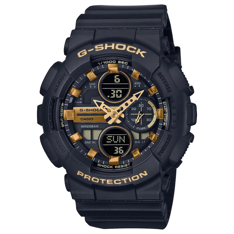 Montre Casio G-Shock GMA-S140M-1A Femme Noir Doré
