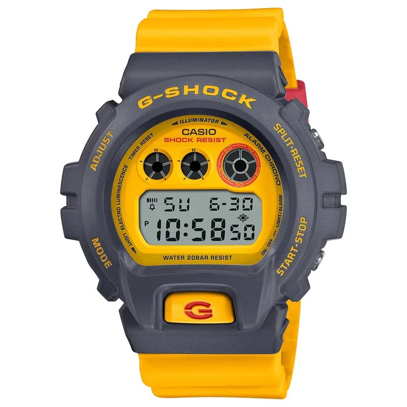 Montre Casio G-Shock GMD-S6900Y-9 Femme Gris Jaune
